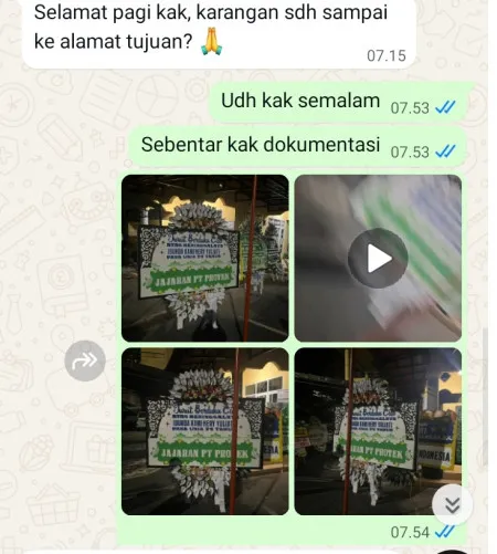Pengiriman Papan Bunga Selamat Cipondoh Indah