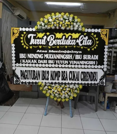 Papan Bunga Duka Cipondoh Indah